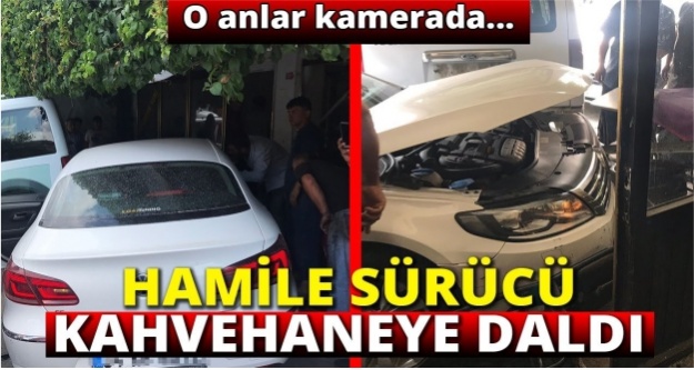 Ataşehir'de hamile sürücü kahvehaneye böyle daldı: 2 yaralı