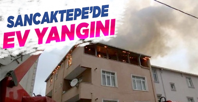 Sancaktepe'de ev yangını