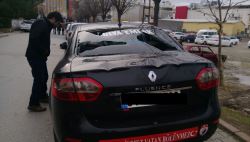 Sancaktepe'de bayan sürücüye çirkin saldırı
