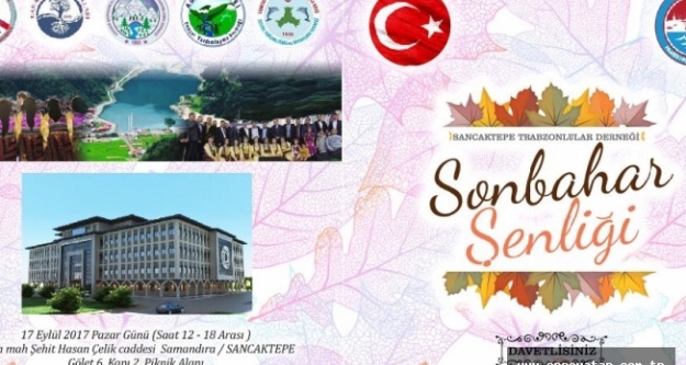 Sancaktepe’de Trabzonlular Sonbahar Şenliği düzenliyor