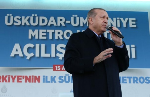 Cumhurbaşkanı Erdoğan Üsküdar-Ümraniye metro hattı açılışında konuştu