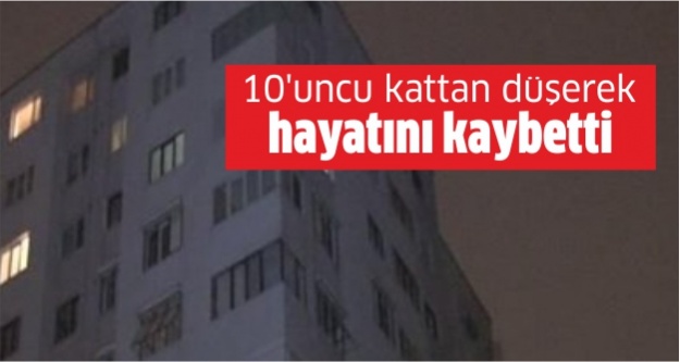 Kadıköy'de apartmanın 10'uncu katından düşen genç öldü