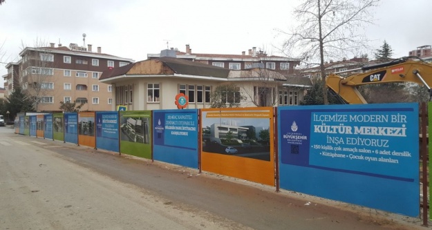 Çekmeköy'de Hamidiye Kültür Merkezi yenileniyor