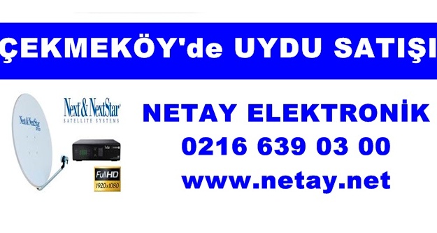 Çekmeköy'de uydu satışı Netay Elektronik