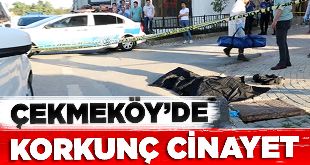 Çekmeköy'de korkunç cinayet