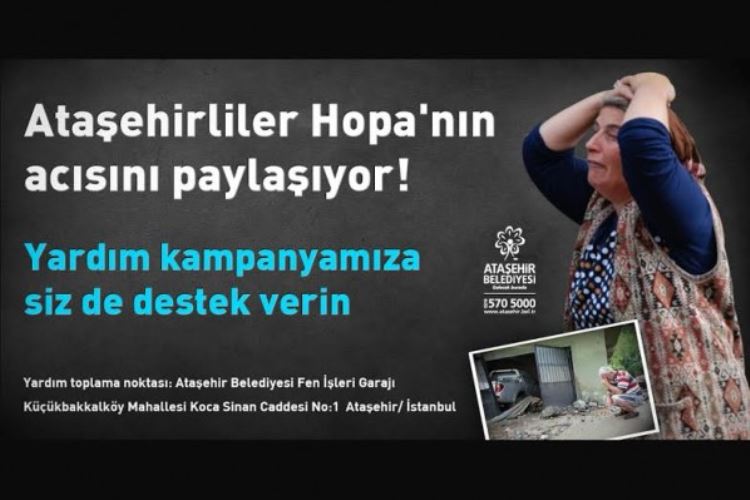 Ataşehir'den Hopa'ya Yardım Kampanyası
