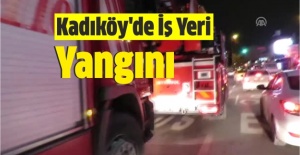 Kadıköy'de İş Yeri Yangını