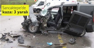 Sancaktepe'de yağmur nedeniyle kayganlaşan yolda kaza: 3 yaralı
