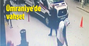 İstanbul Ümraniye'de güvenlik kamerasında vahşet