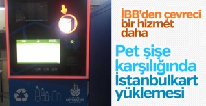 İBB'den pet şişeyle İstanbulkart yükleme makinesi