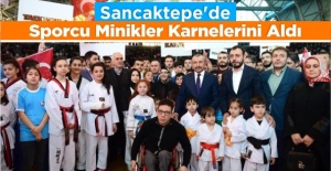 Sancaktepe'de Sporcu Minikler Karnelerini Aldı