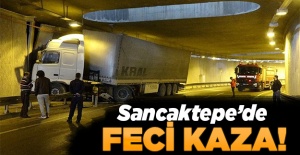 Sancaktepe’de feci kaza! Tünelde kontrolden çıktı