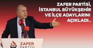 Zafer Partisi, İstanbul Büyükşehir ve ilçe adaylarını açıkladı..