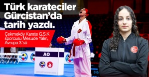 Türk karateciler Gürcistan’da tarih yazdı Çekmeköy de başarı getirdi..