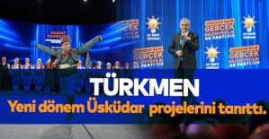 Türkmen, yeni dönem Üsküdar projelerini tanıttı..