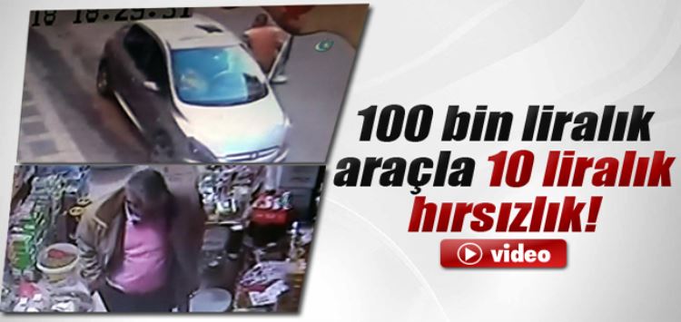 Sultanbeyli'de lüks araçla yoğurt hırsızlığı